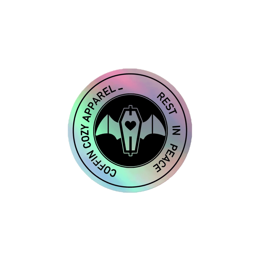 Rest In Peace Holographic Sticker product image (1)