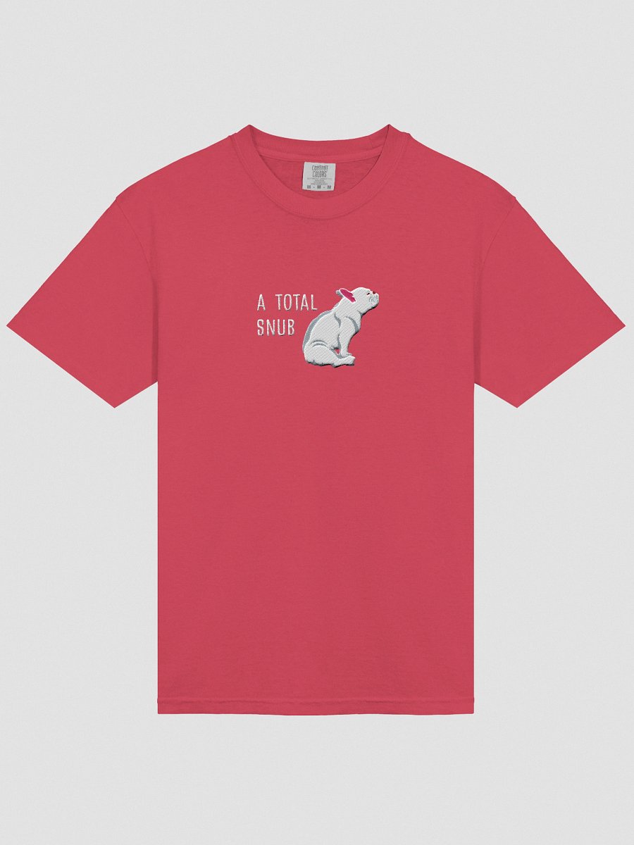 A Total Snub T-Shirt(Embroidered) of a French Bulldog(White) product image (53)