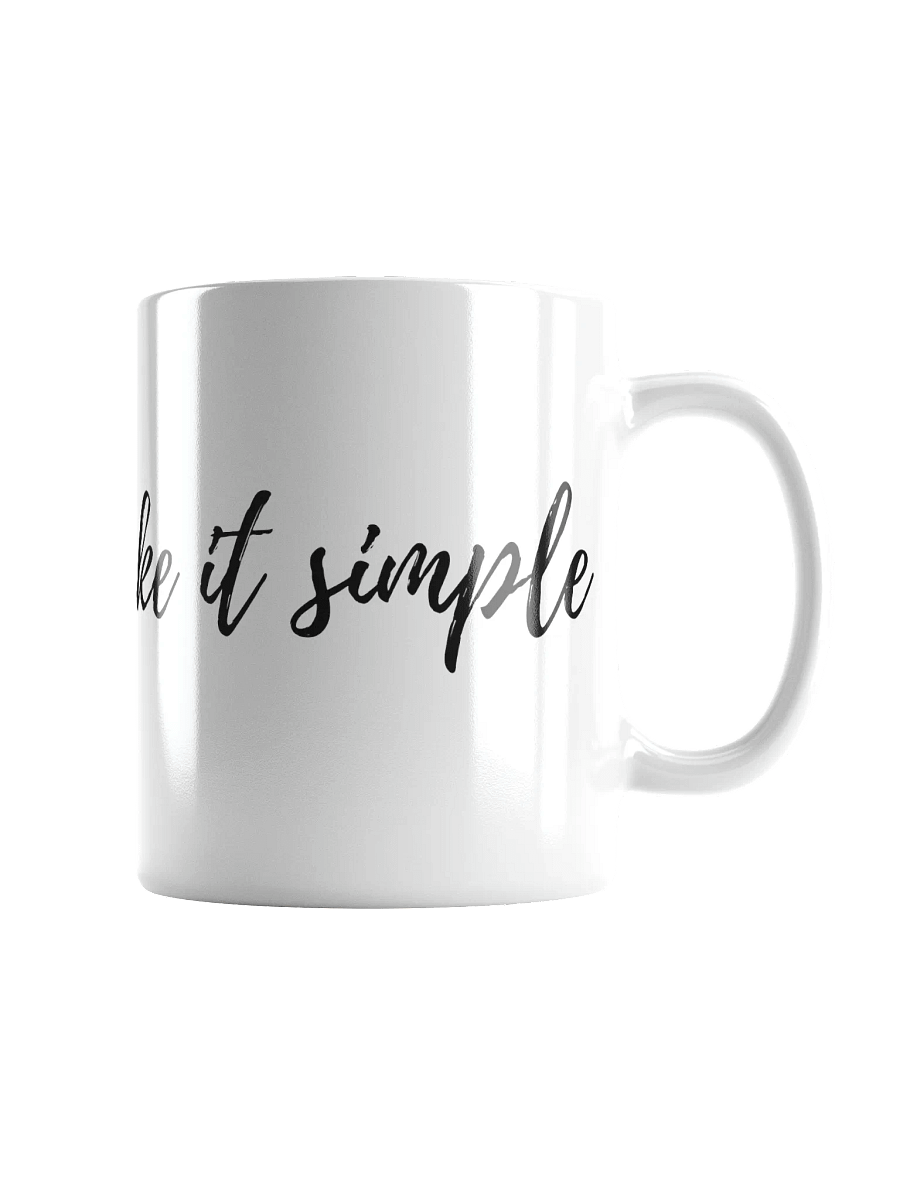 Make It Simple Mug product image (2)