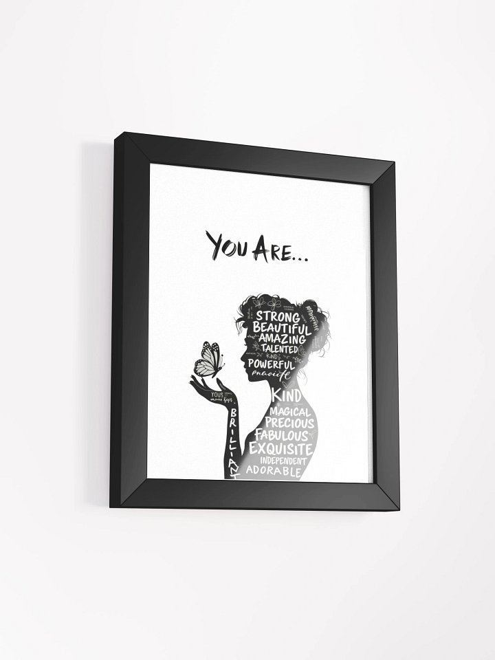 Empowerment Silhouette Framed Poster product image (2)