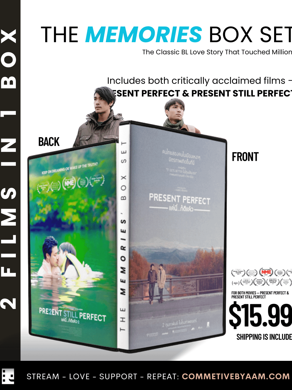 The MEMORIES DVD Box Set – Present Perfect + Present Still Perfect product image (1)
