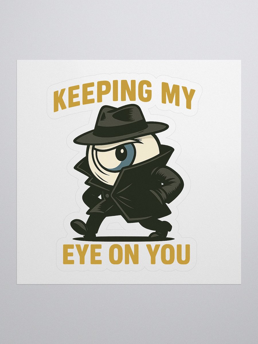 Sleuthy Eyeball Detective Kiss Cut Stickers product image (1)