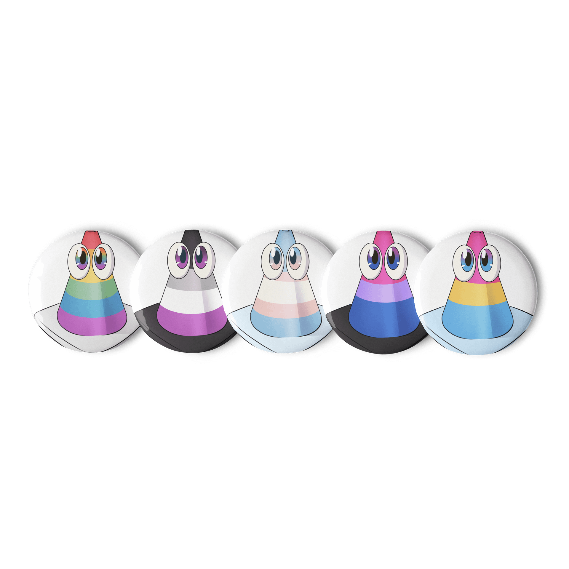Pride Cone Button Set product image (2)