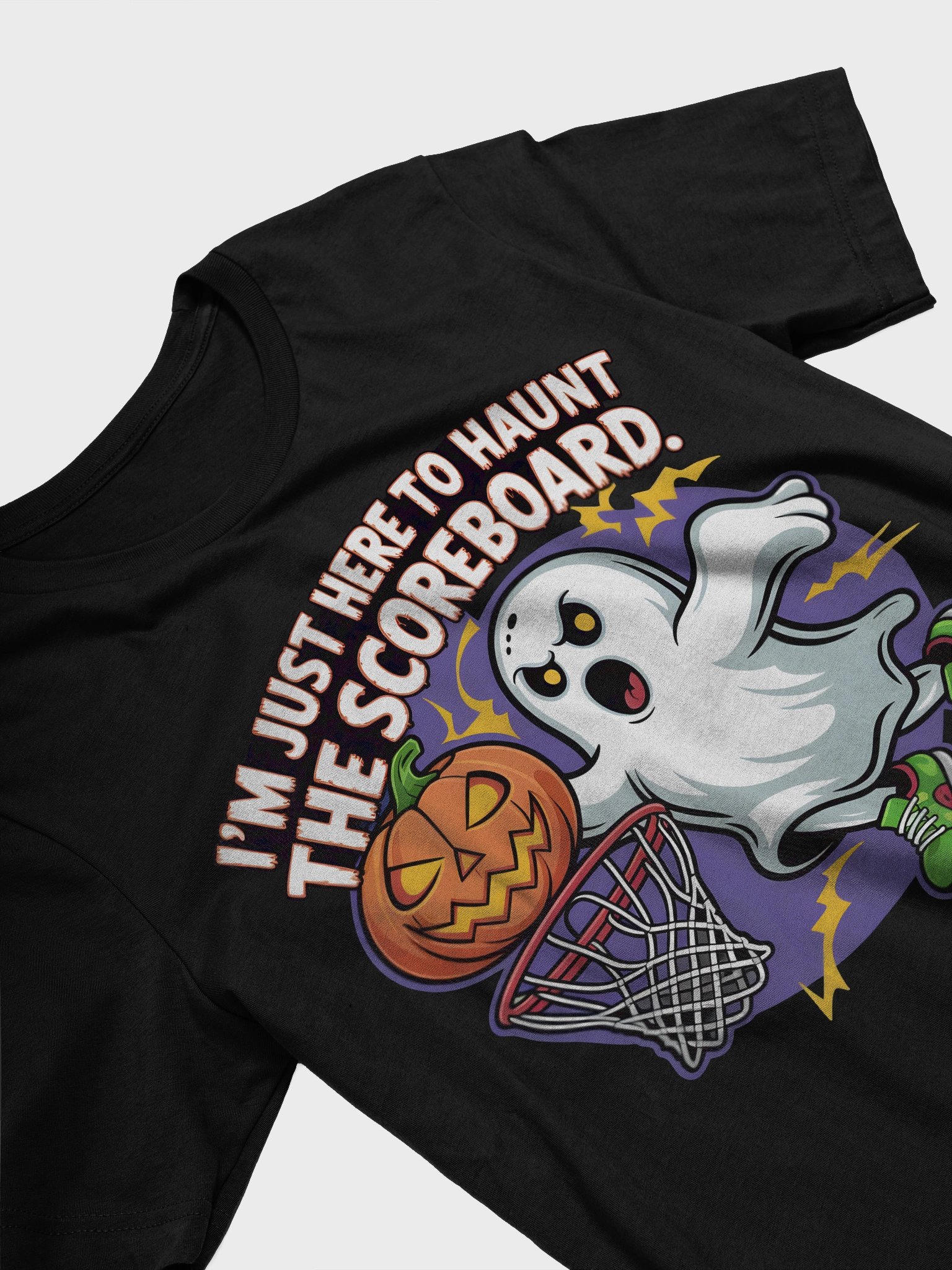 Ghost Dunker Basketball Tee product image (25)