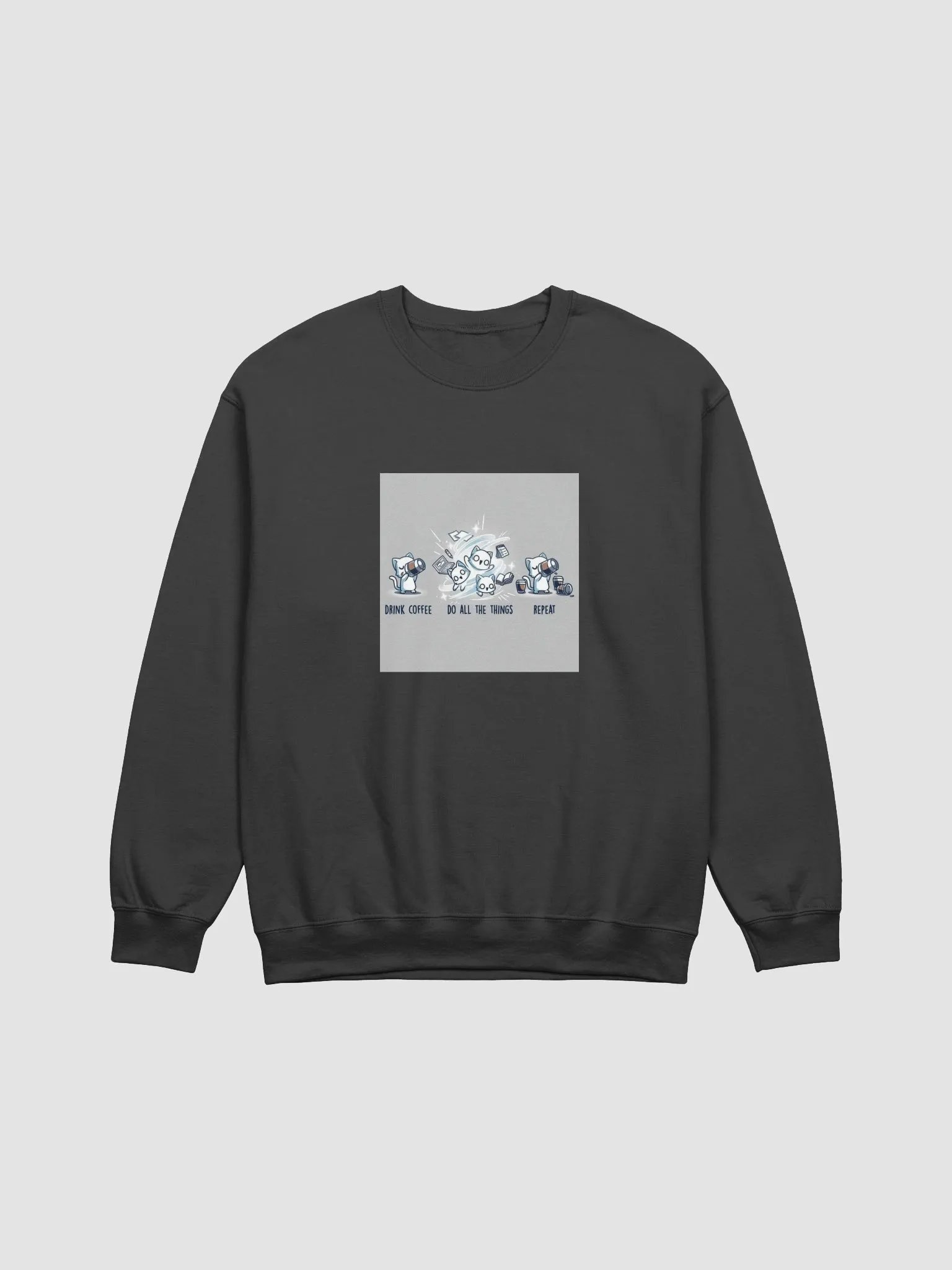 Coffee Cat Chaos Crewneck product image (4)