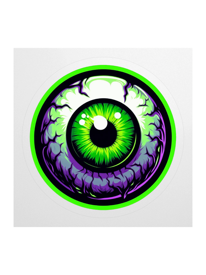 1 YEAR EYEBALL KISS-CUT STICKER product image (2)