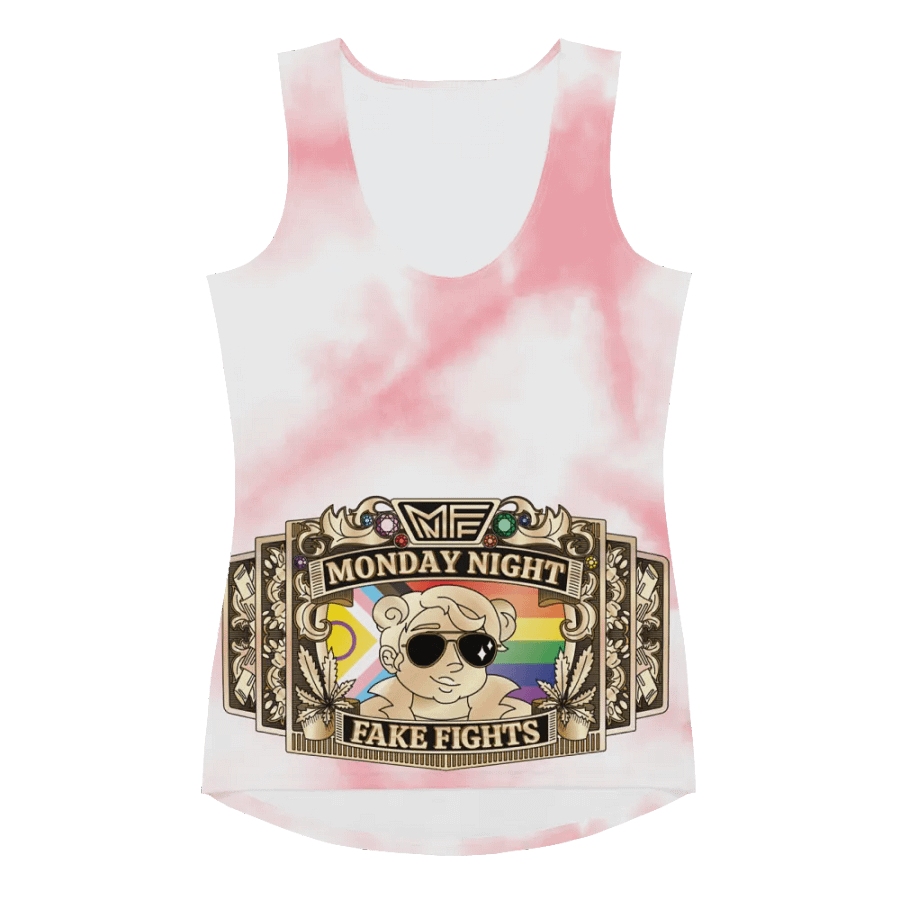 MNFF Title Belt Pink Tie Dye 