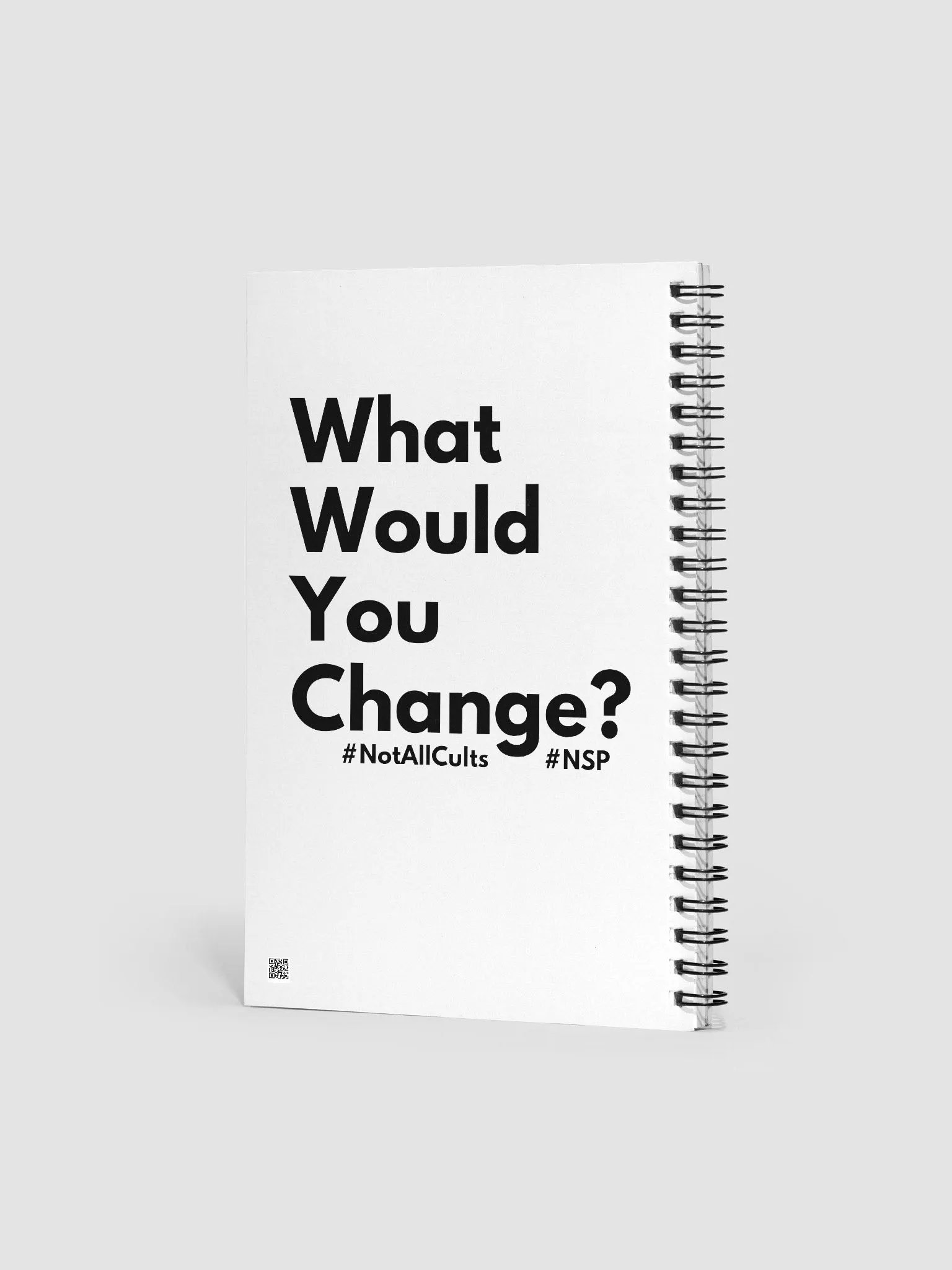 #NotAllCults Notebook - White product image (2)