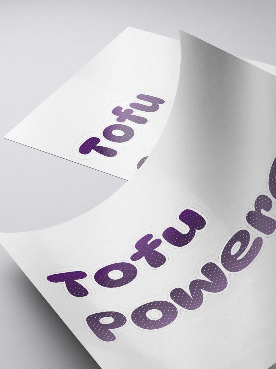 Tofu Powered Sticker product image (4)