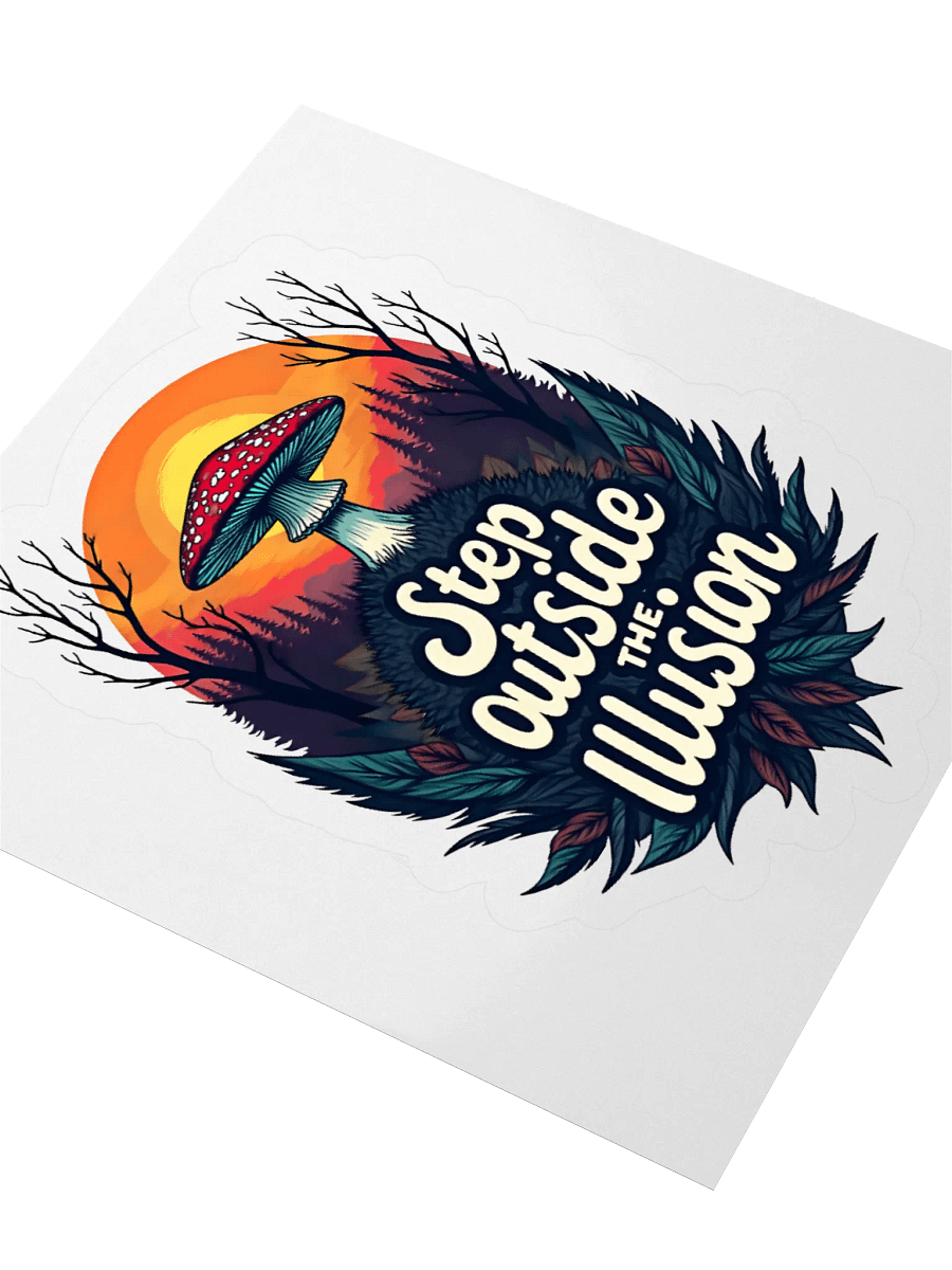 Step Outside The Illusion Sticker product image (3)