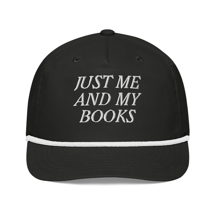 Just Me and My Books Golf Rope Cap product image (1)
