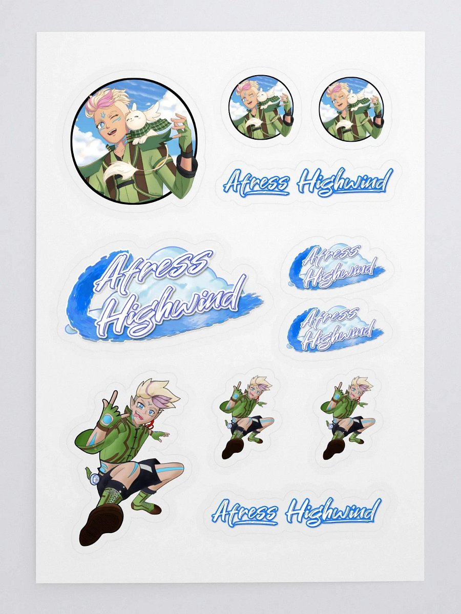 Afress Art Sticker Sheet #3 product image (3)