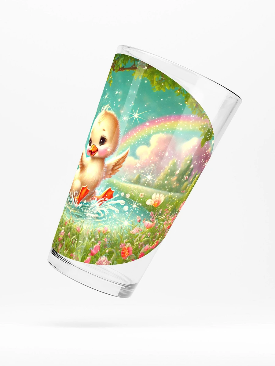 Rainbow Ducky 16 oz Glass product image (5)