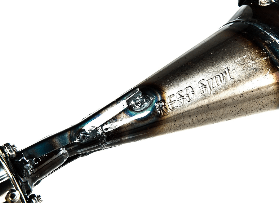 Auspufftopf - Rennauspuff RESO C32 Sport - mit Kugelflanschanschluß und Ø32mm-Krümmer - ohne TÜV product image (6)