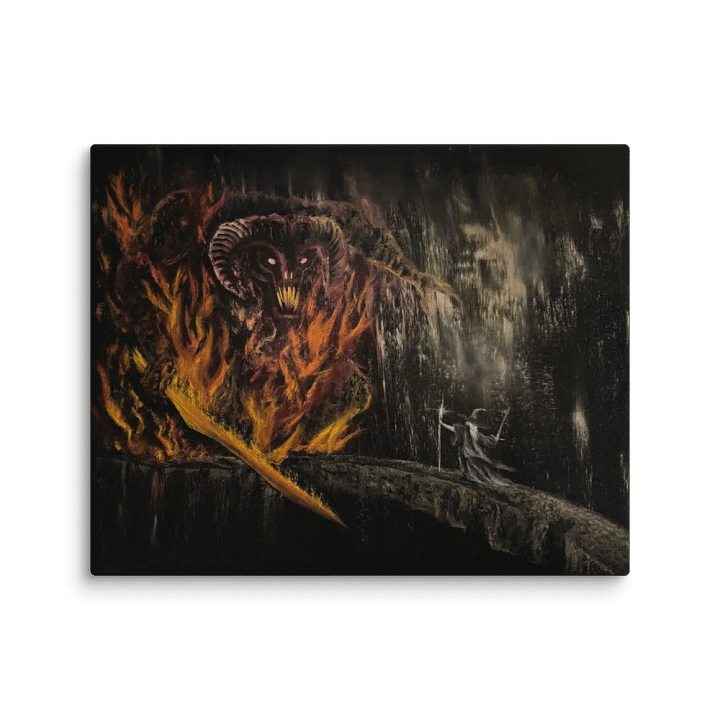 Balrog vs Gandalf Canvas Print product image (2)