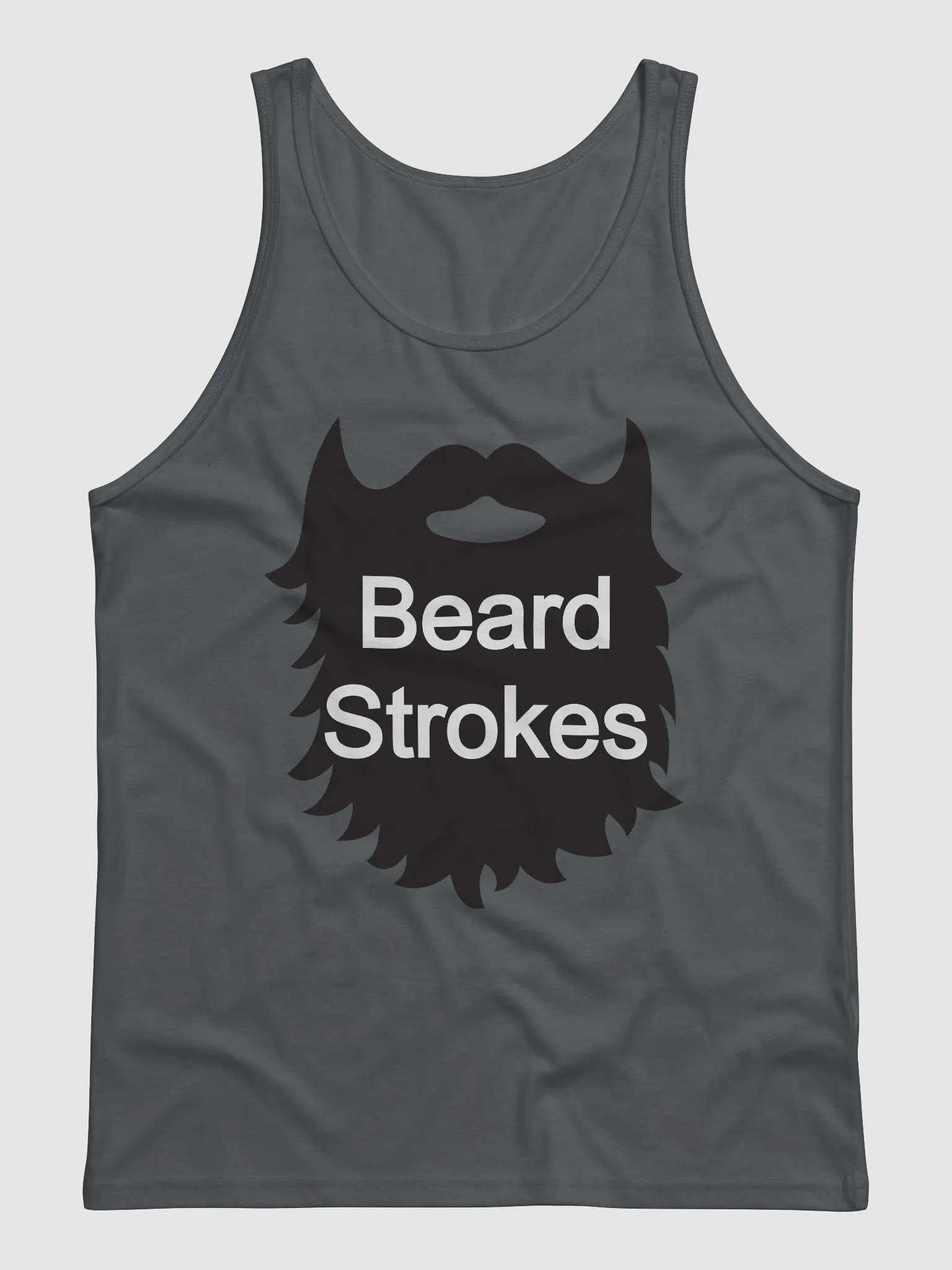 Beard Strokes Tank Top - Unisex (Black Beard) product image (3)