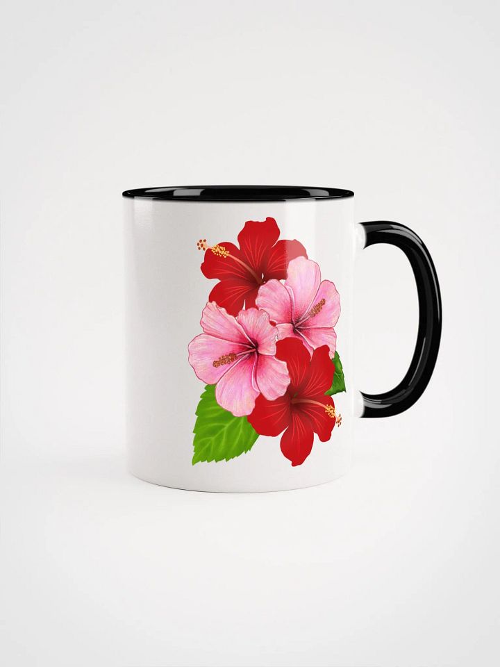 Hibiscus Harmony Ceramic Mug product image (1)
