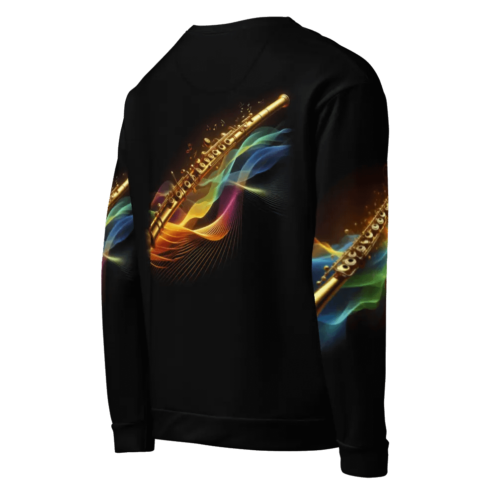 Golden Flute Musical Instrument - All-Over Unisex Sweatshirt #16 product image (5)