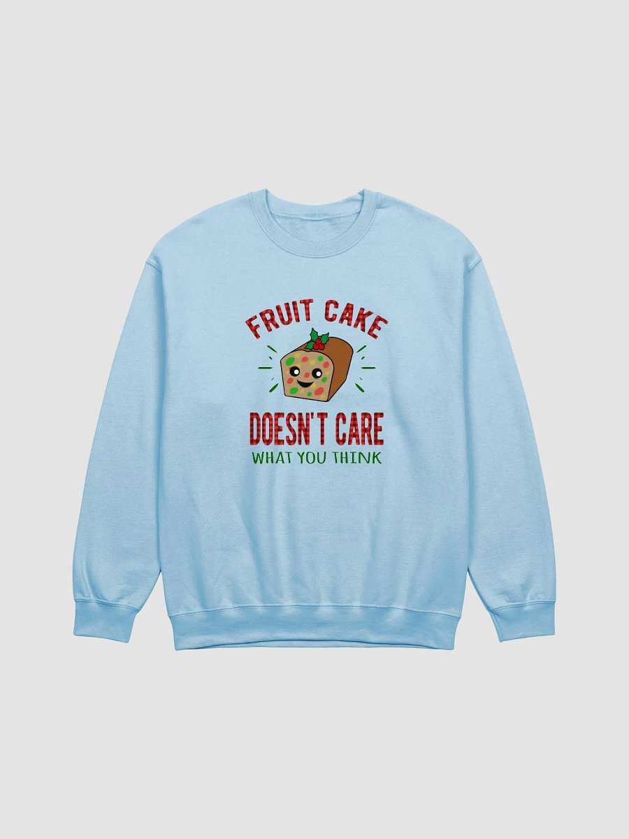 Fruit Cake Doesn't Care, Classic Crewneck Sweatshirt, Light Colors product image (5)