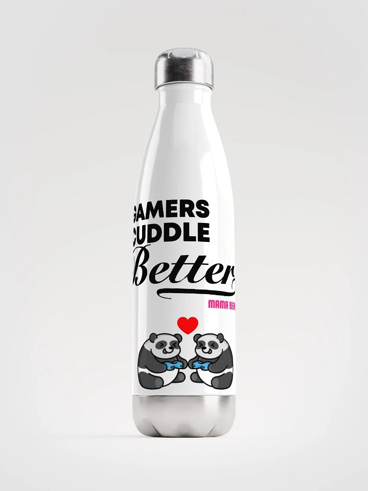 Gamers Cuddle Better Water Bottle product image (1)