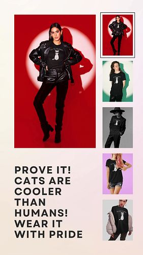 Cat are cooler than humans! 
#cat #catlovers #cattshirt #catfashion #catgifts #ilovecats #ilovecatssomuch #catsrule