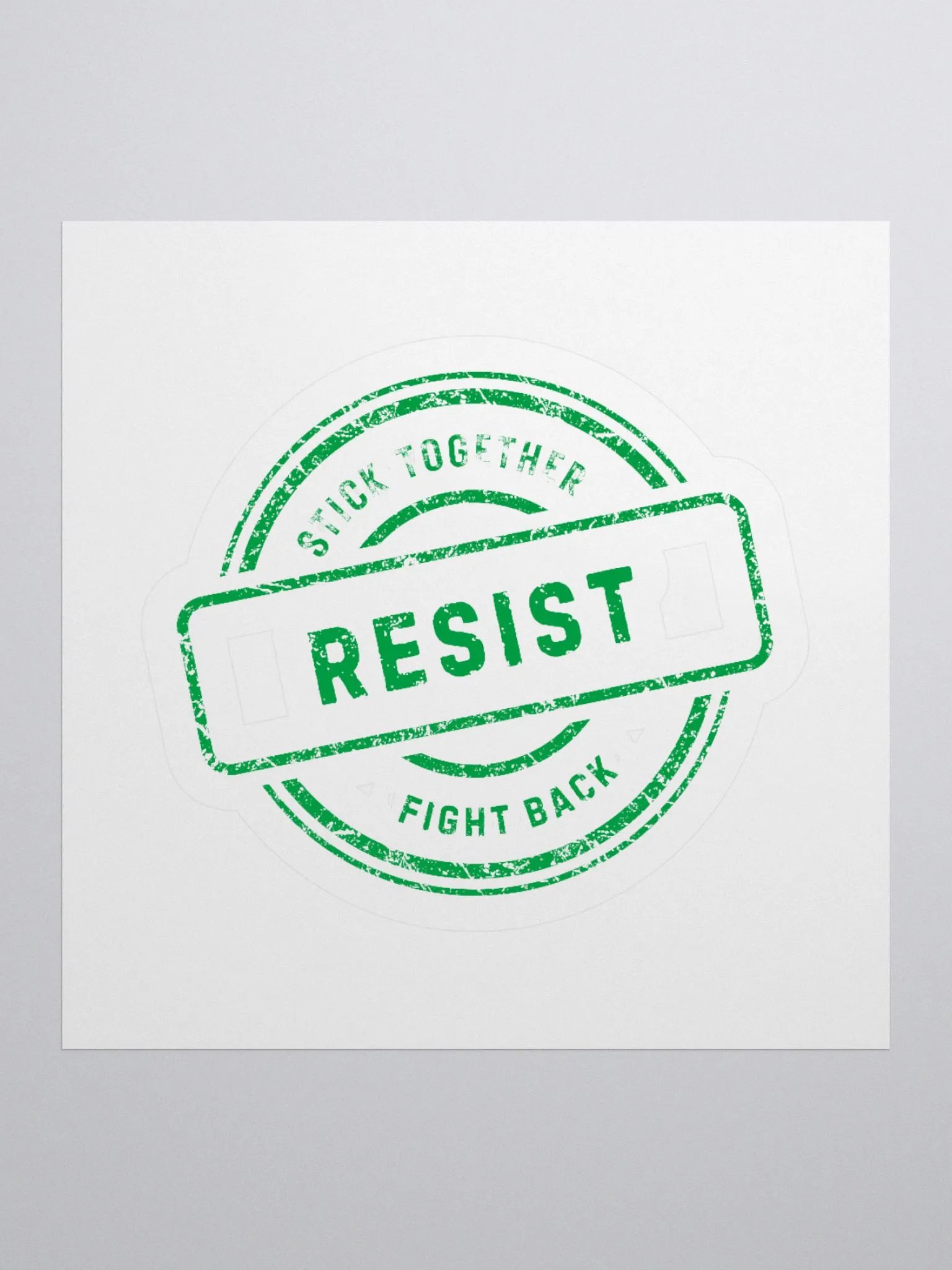 Resist Together Kiss Cut Stickers product image (1)
