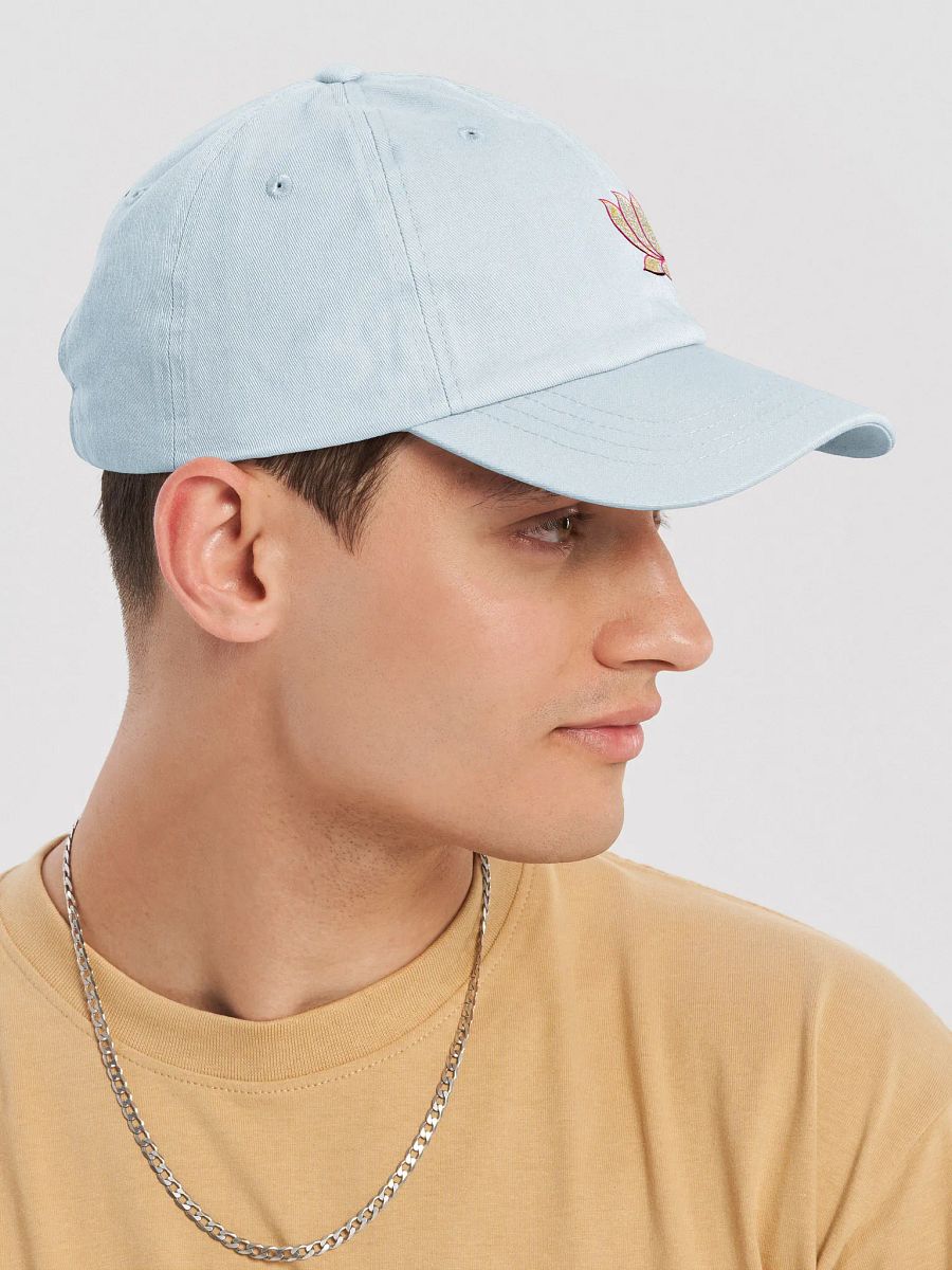Lotus Bloom Embroidered Dad Hat product image (6)