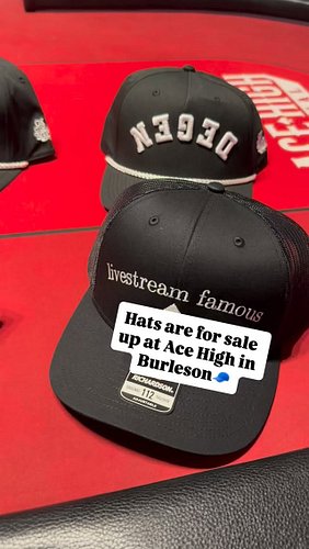 Brand spankin’ new hats in at Ace High! 🧢