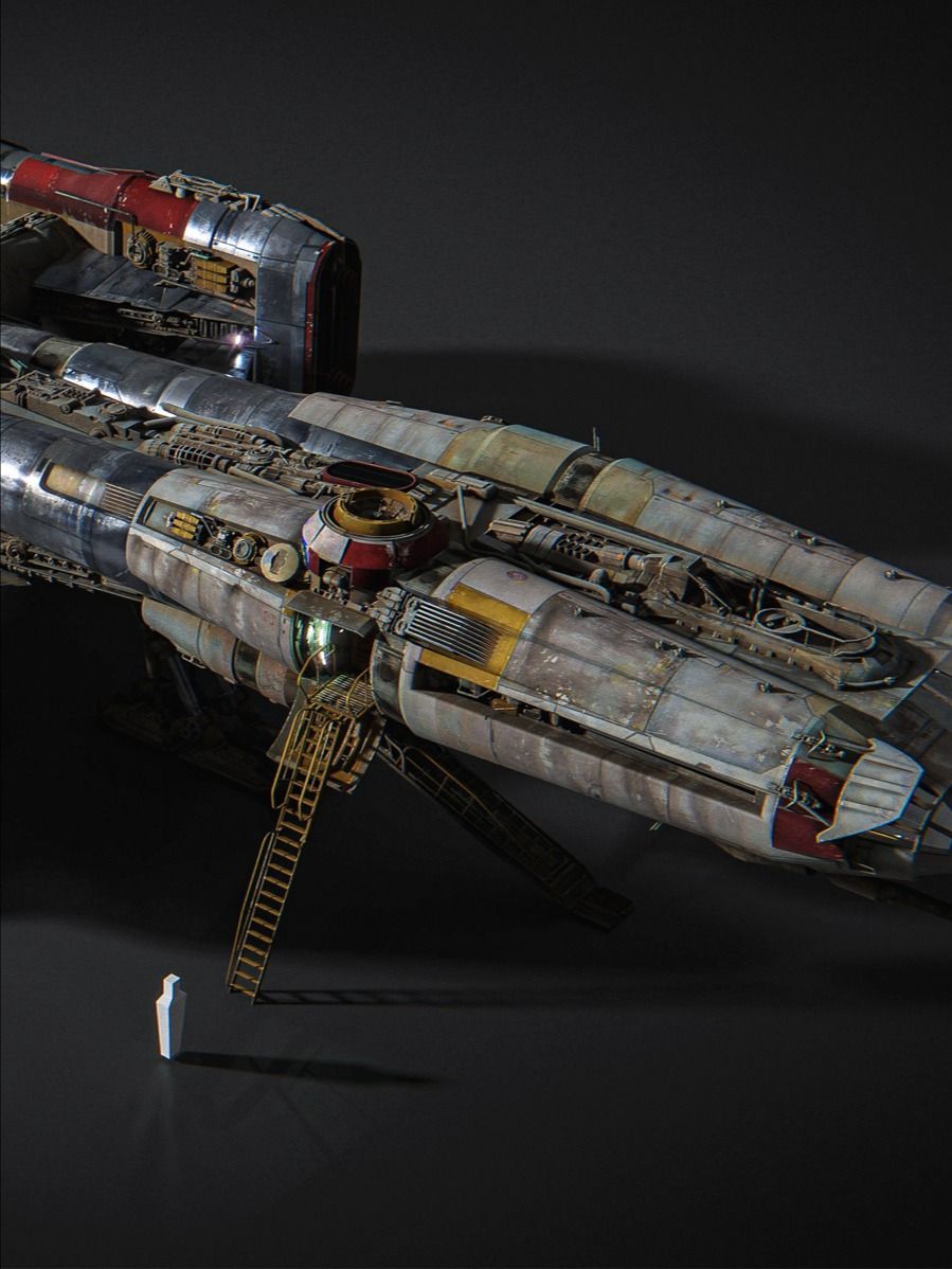 3D Model - Spaceship - Bounty Hunter Ship (Freelance License) product image (3)