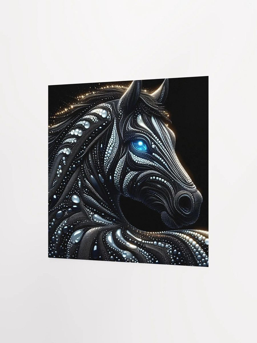 Celestial Horse Dotted Art Poster product image (4)