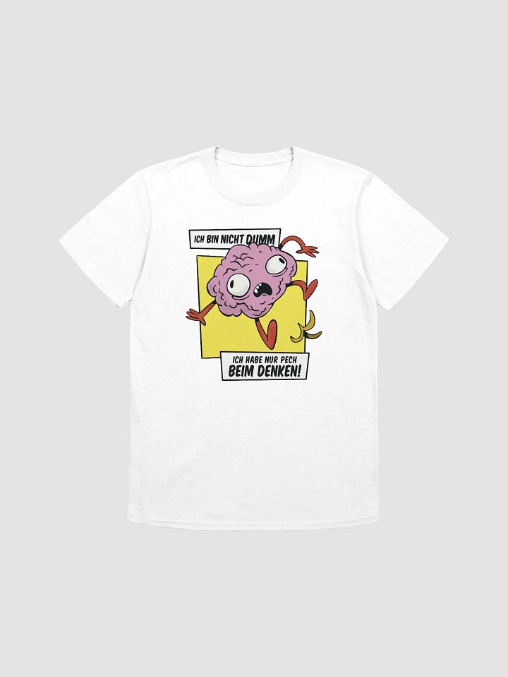 Unlucky Thinker Cartoon Brain T-Shirt product image (1)