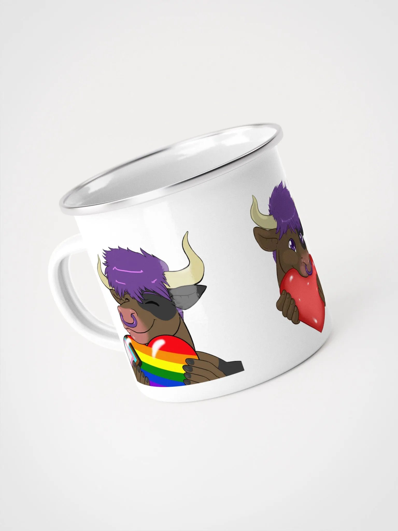 "Cup of Love" Enamel Mug product image (4)