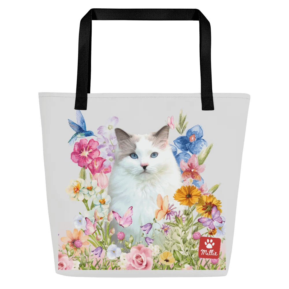 🌸 Limited Edition Spring Tote – Featuring Millie the Cat! 🐾 product image (1)