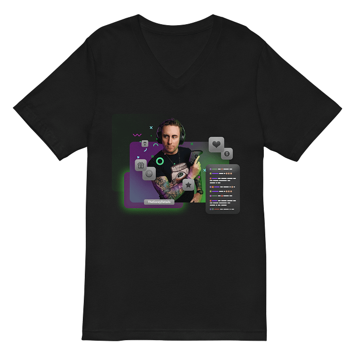 Chat Encouraged - Bella+Canvas Short Sleeve V-Neck Jersey T-Shirt product image (3)