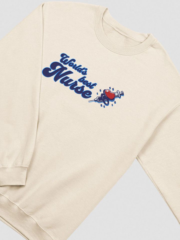 "NURSE" / EMBROIDERED SWEATSHIRT product image (1)