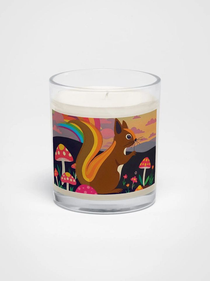 Whimsical Squirrel Tail Soy Wax Candle product image (1)