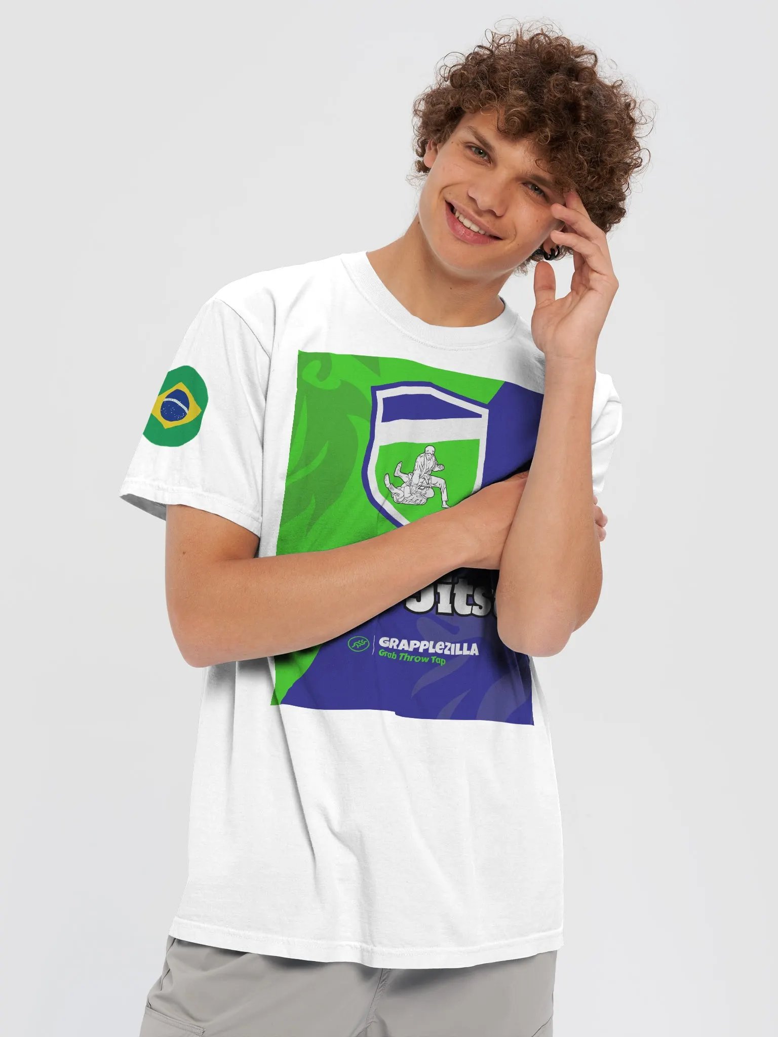 Grapplezilla Jiu-Jitsu Shirt product image (12)