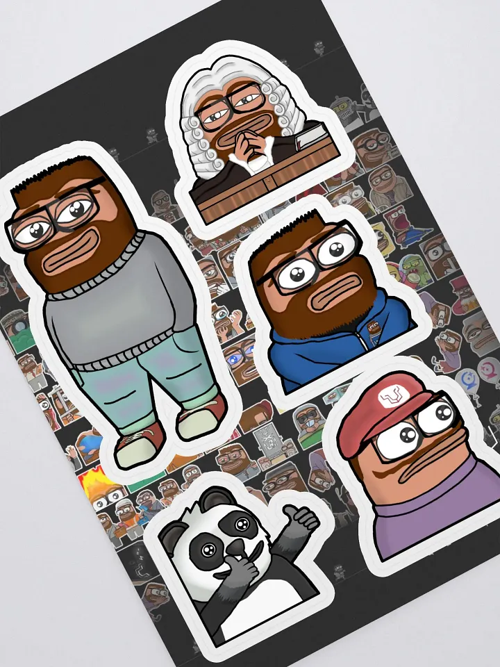 Leopard emote stickers 2 product image (1)