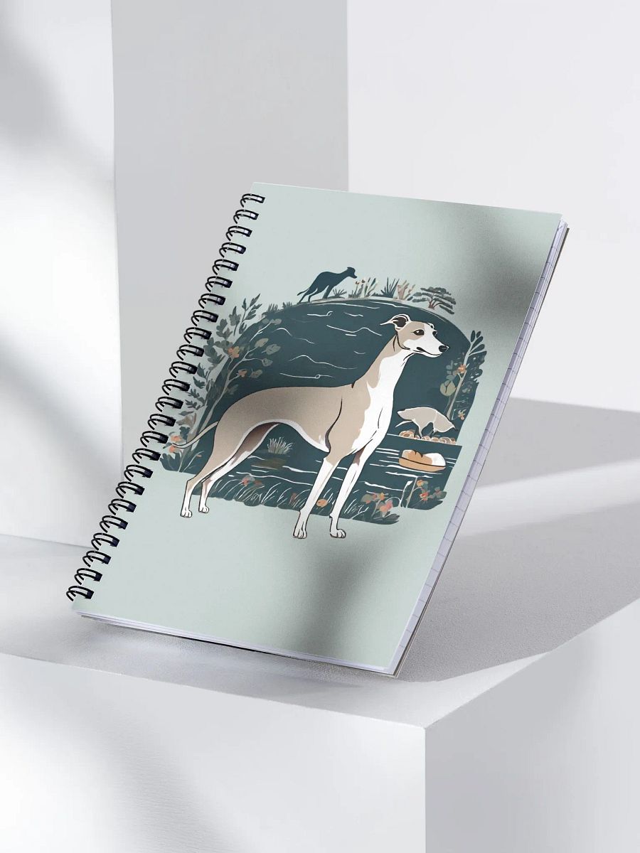 Botanical Greyhound Spiral Notebook product image (4)