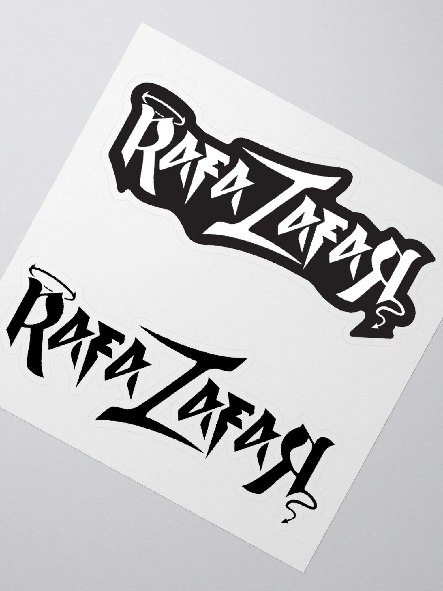 RafaZafar Logotext Stickers product image (2)