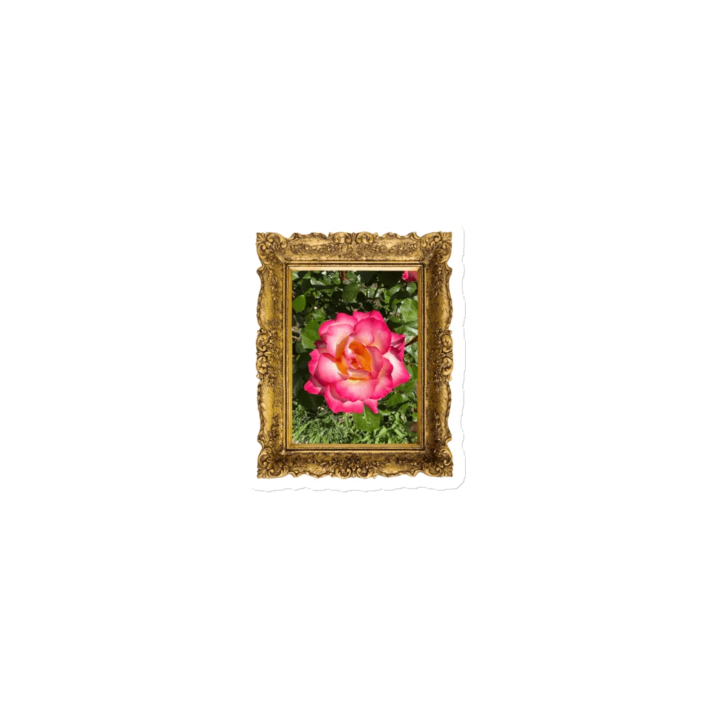 Golden Framed Rose Magnet product image (1)