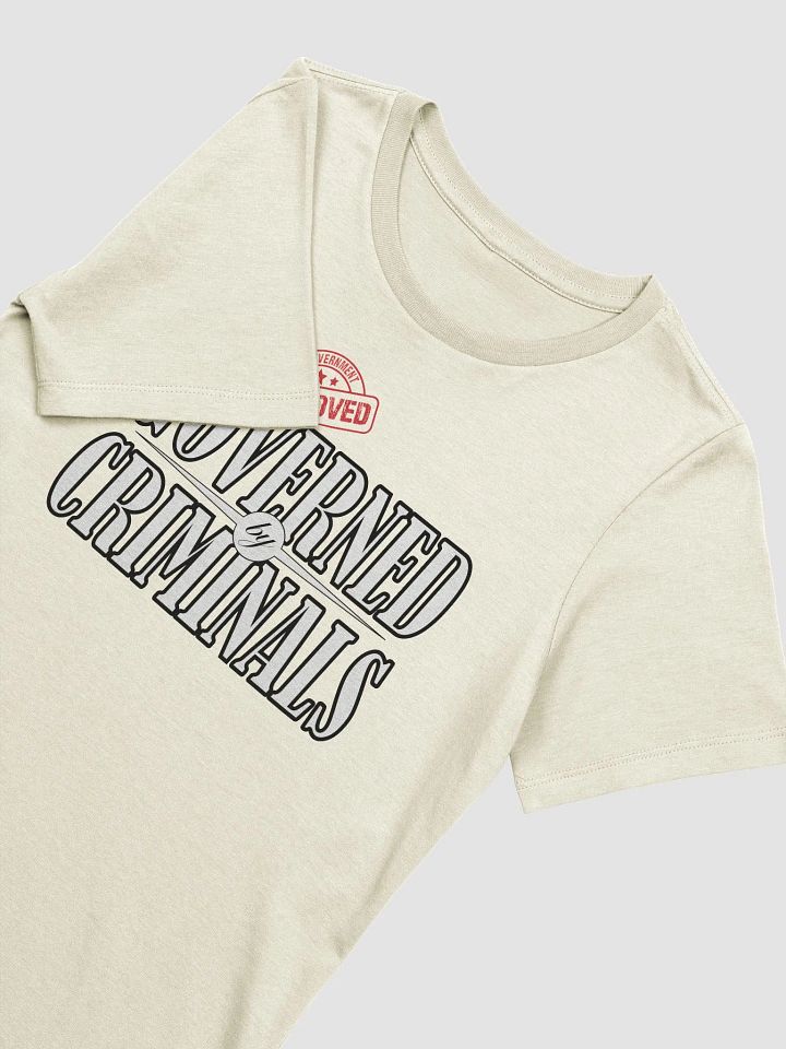 Governed By Criminals - U.S. Approved - Bella+Canvas Women's Supersoft Relaxed-fit T-Shirt product image (2)