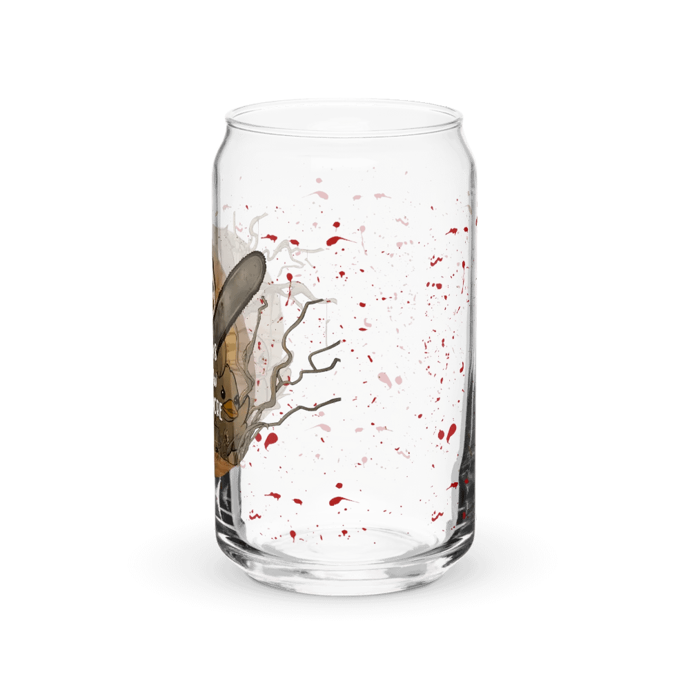 The Texas Chainsaw Ducksacre Can-Shaped Glass product image (39)