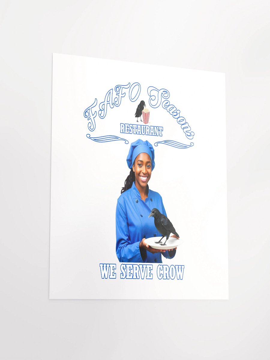 FAFO Seasons Restaurant - We Serve Crow by 92 Percent - Wall Art product image (5)