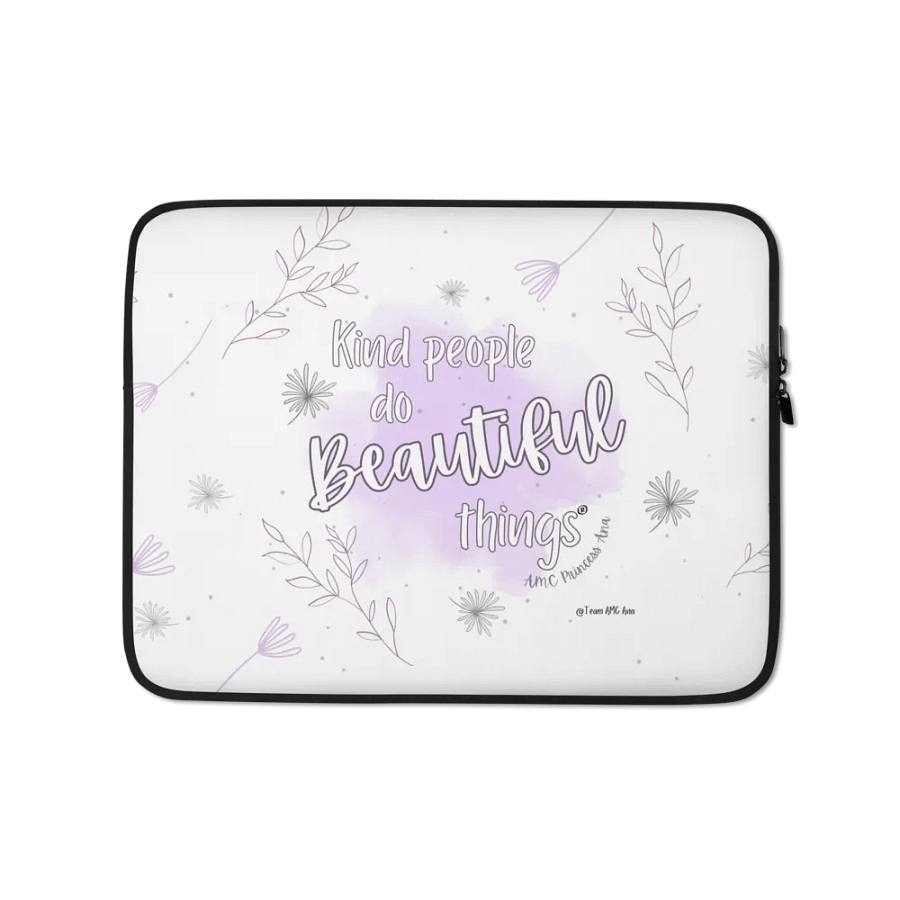 KPDBT - White/Purple Laptop Sleeve product image (1)