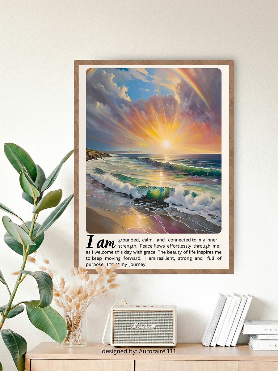 'I AM' Affirmation - Printable Wall Art | Digital Poster Download | Multiple Sizes Included product image (4)