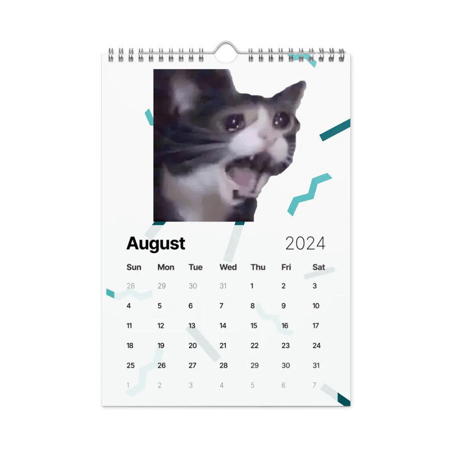 Wall Calendar (2024): Meme Cats product image (4)