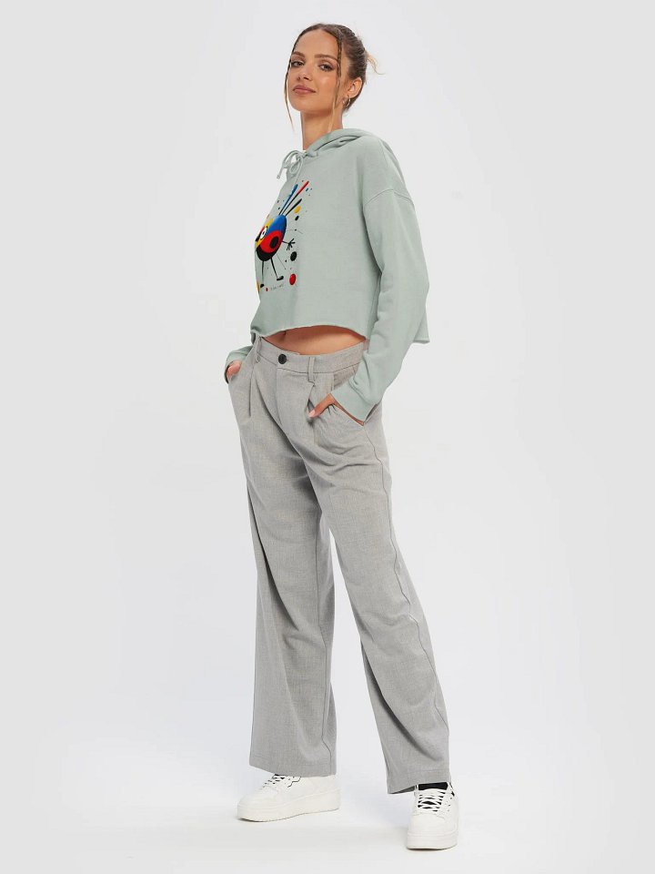 Independent Trading Co. Women’s Lightweight Cropped Hoodie product image (1)