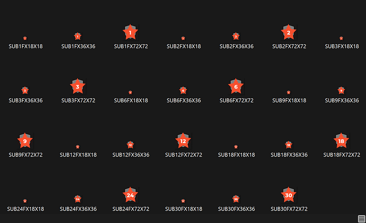 TAS Sub badges 1-30 months product image (2)