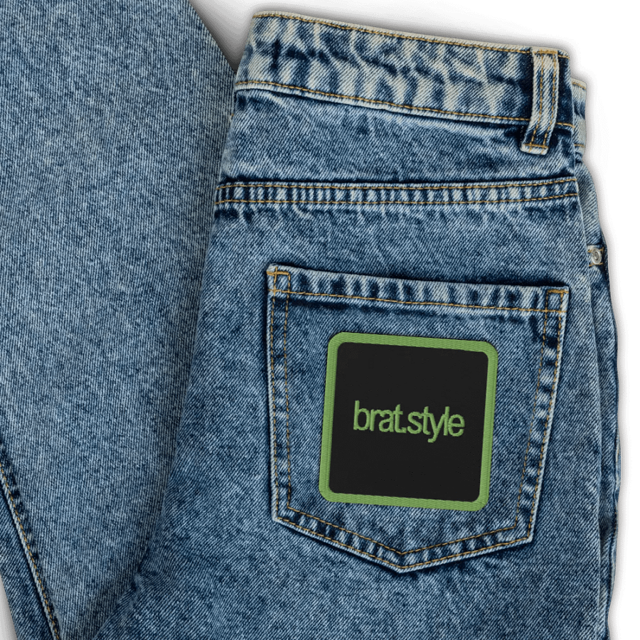 the bratstyle embroidered patch - square product image (3)